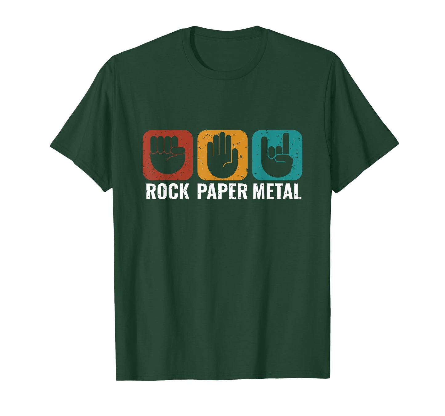 Rock Paper Metal Metalhead metal Music Metal Fan T-Shirt