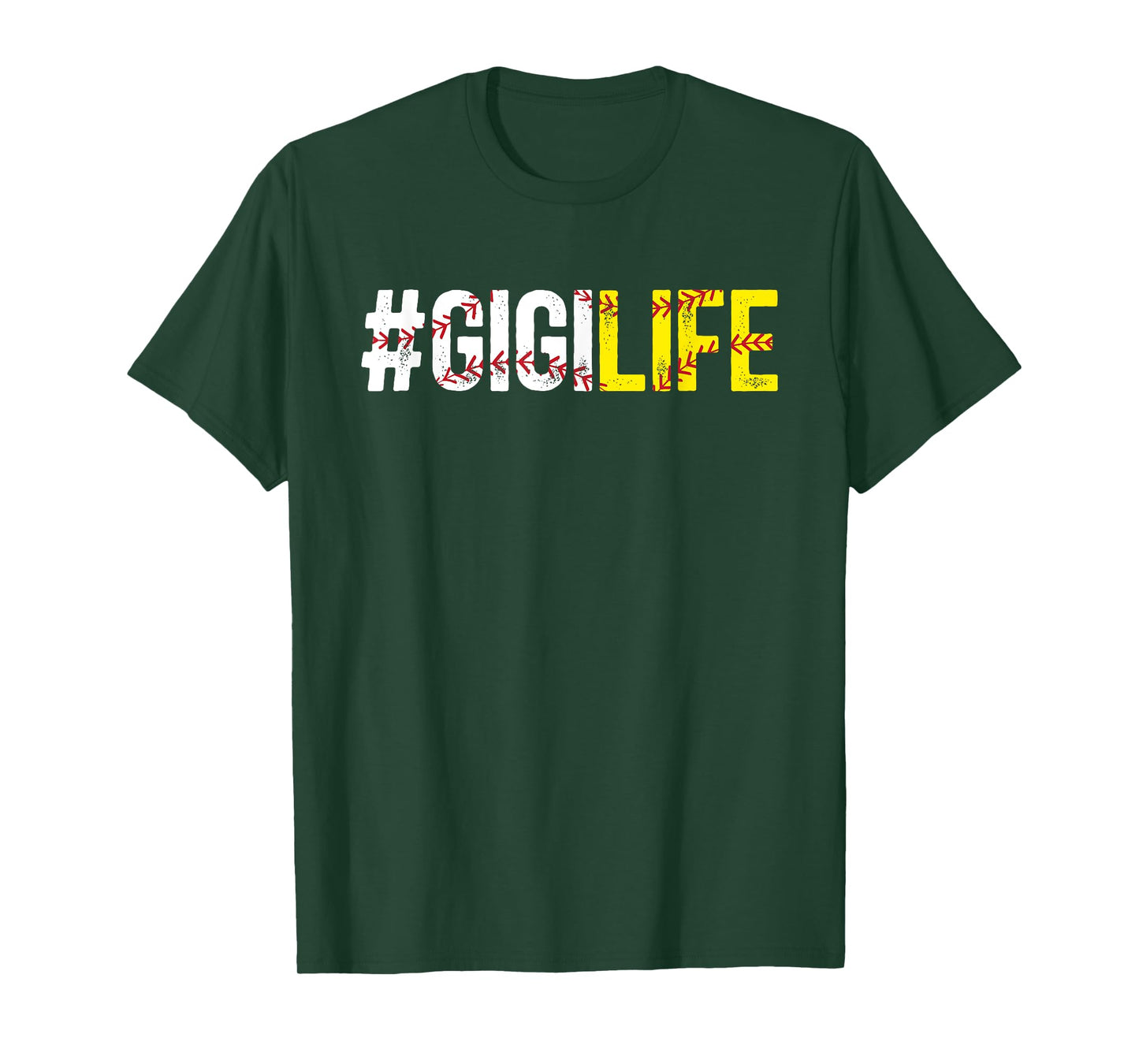 Softball Baseball Gigi Life Baseball Softball Gigi Grandma T-Shirt