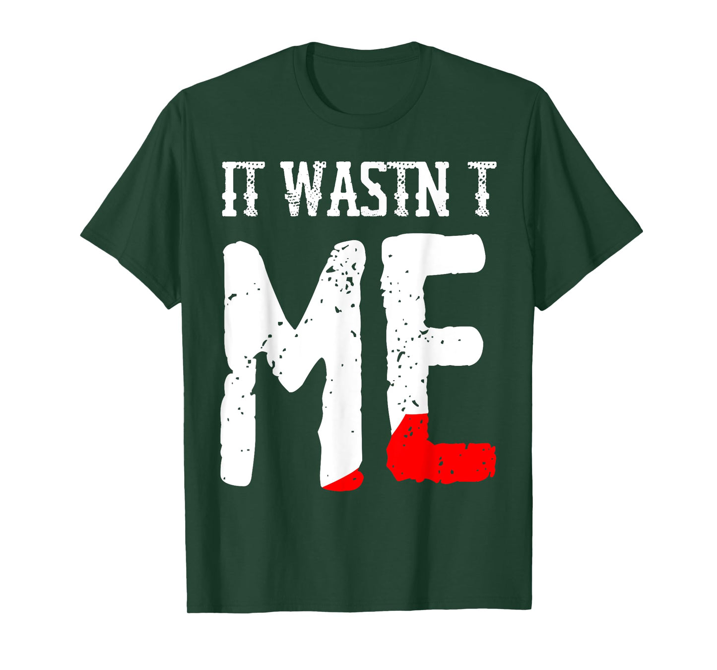 Funny It Wasnt Me Murder Mystery Party Costume T-Shirt