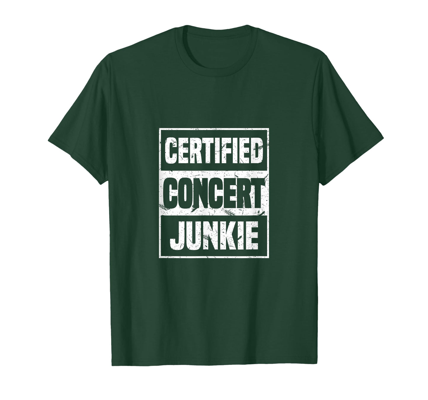Certified Concert Junkie | Concert Outfit Pop Music Fan T-Shirt