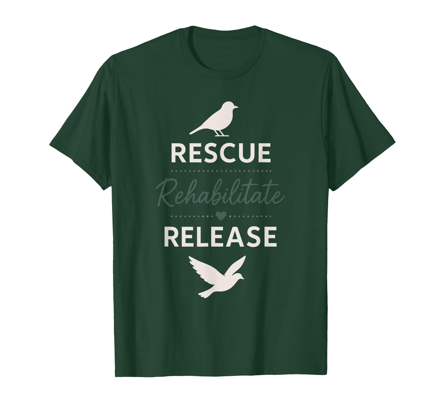 Bird Rehab Avian Rescue Wildlife Hospital Sanctuary Gift T-Shirt