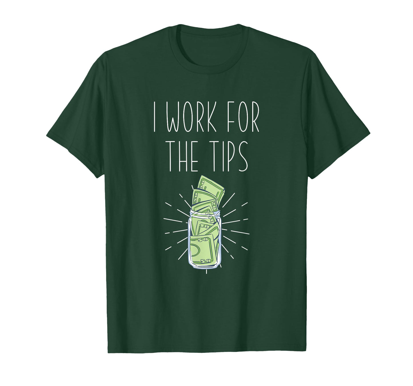I work for tips - Mixologist Barkeeper & Bartender T-Shirt