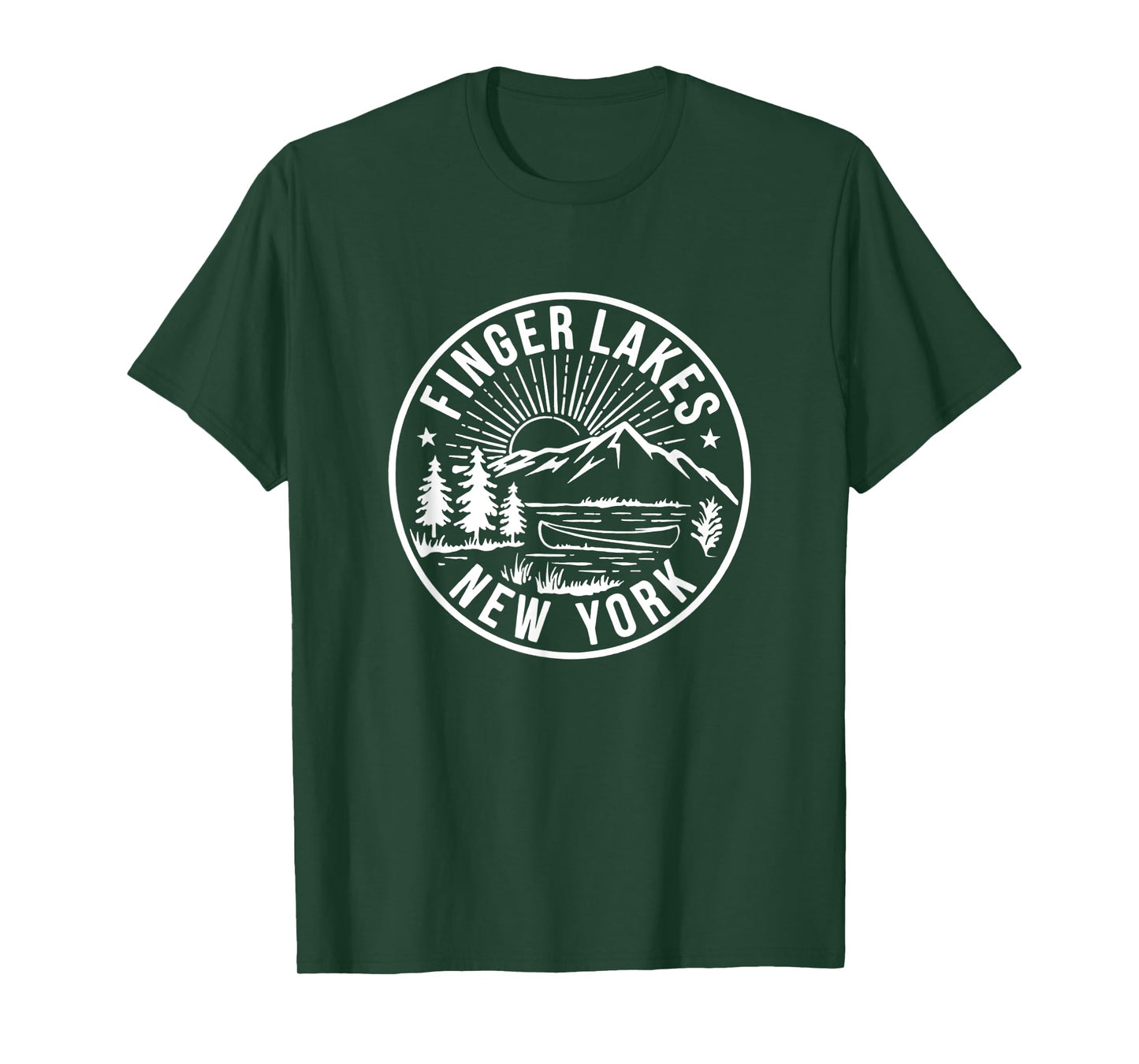 Finger Lakes New York Vintage Lake Life T-Shirt