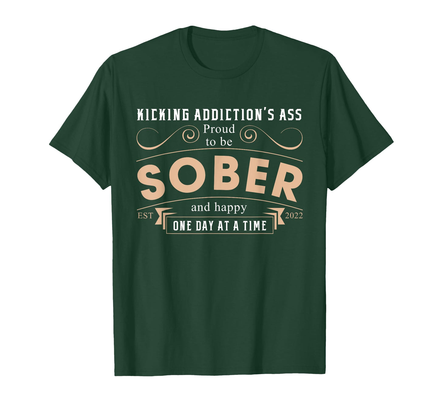 Sober Since 2022 - 3 Years Sobriety Anniversary Quote T-Shirt
