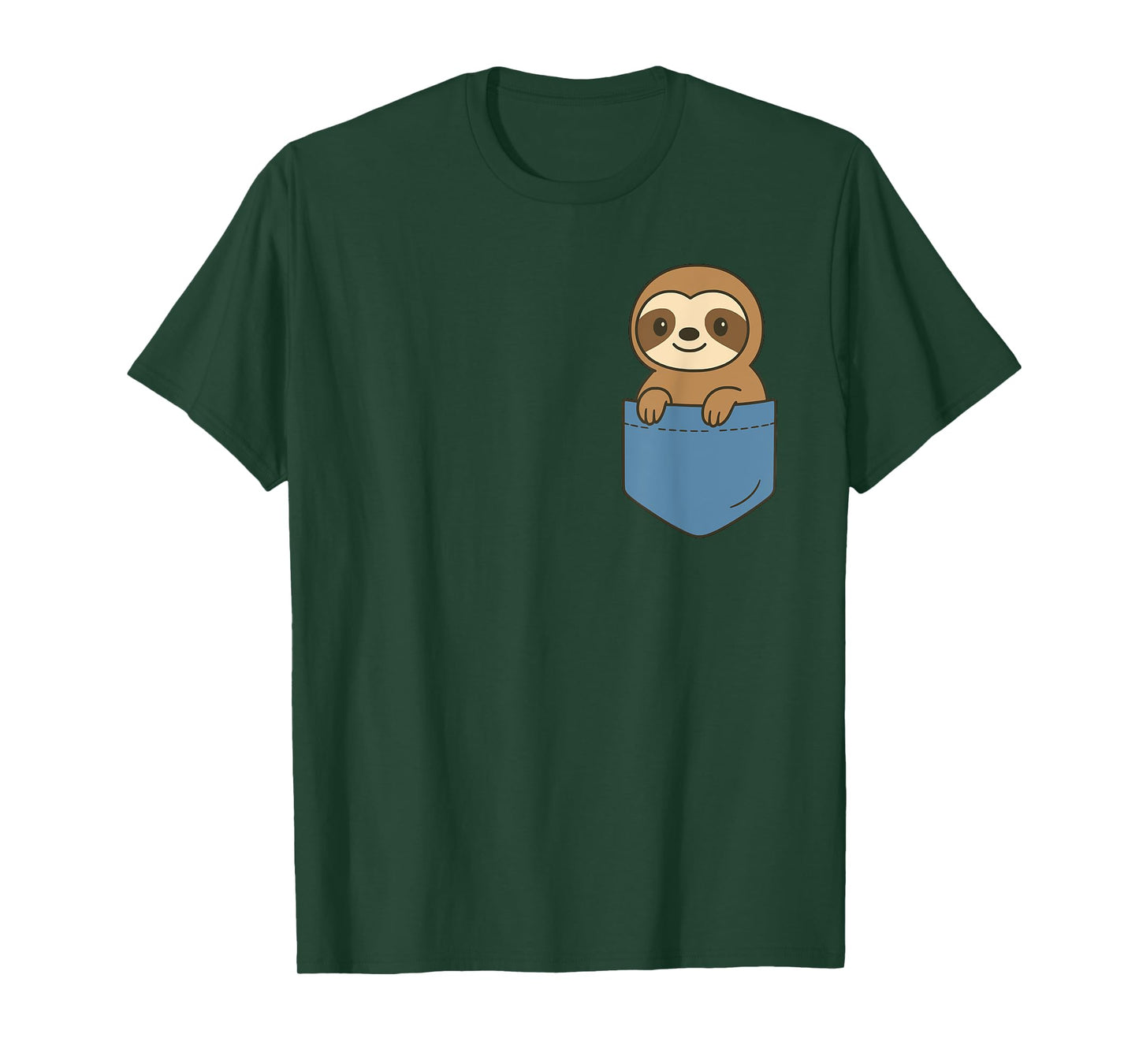 Funny Baby Sloth Pocket Pal Cute Lazy Animal Sloth Vibe T-Shirt