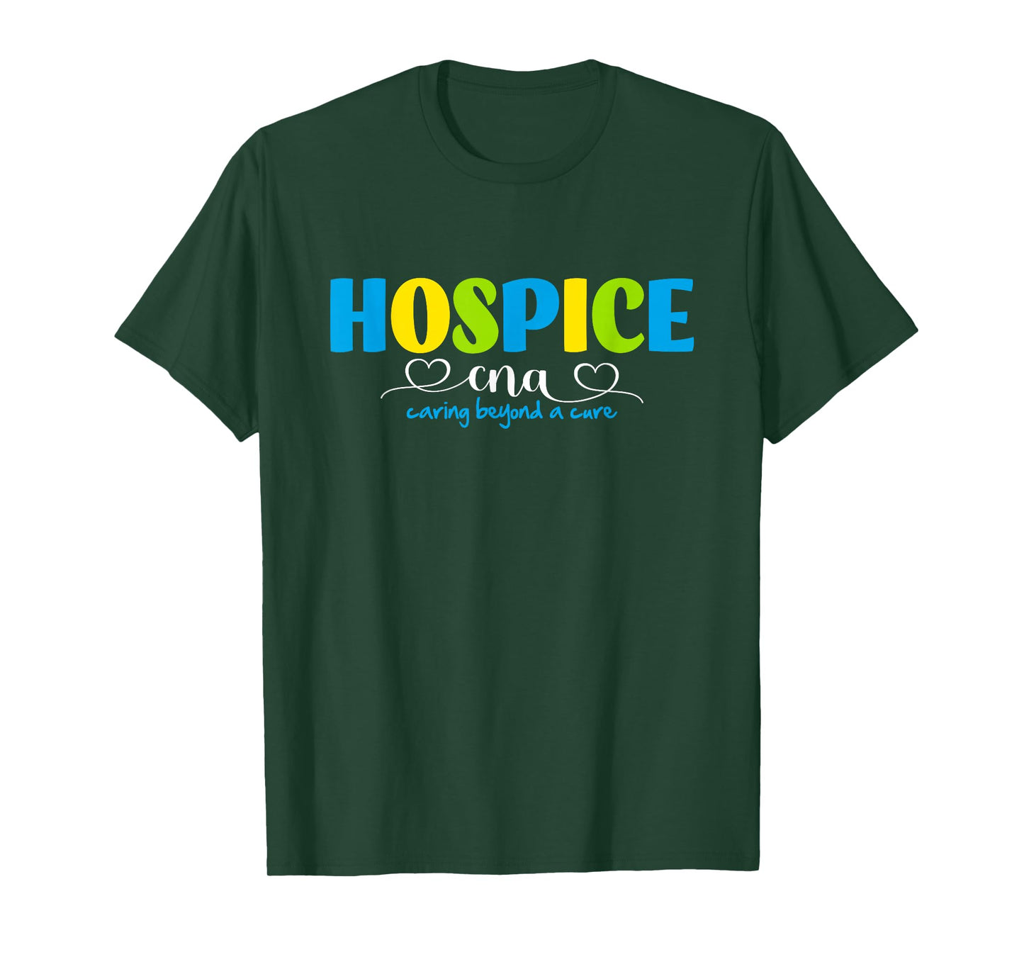 Hospice CNA, Certified Nursing Assistant, End of Life T-Shirt, Small, Black