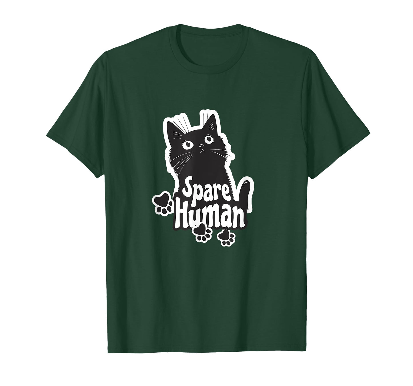 Funny Cats Spare Human, Cat Owners, Couples Move in Day Cat T-Shirt