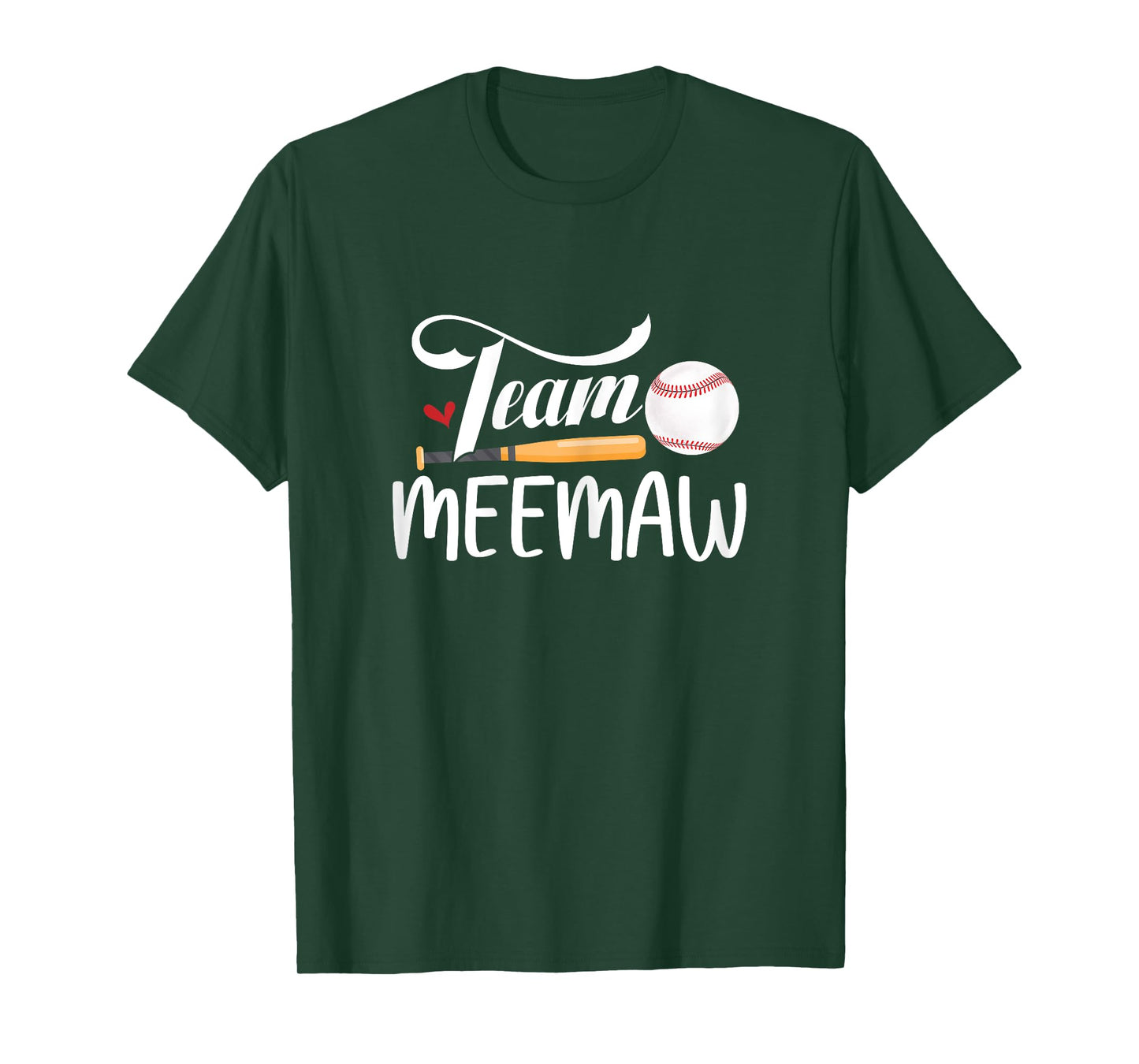 Team Meemaw Baseball Meemaw Life Mother's Day Sport Lovers T-Shirt