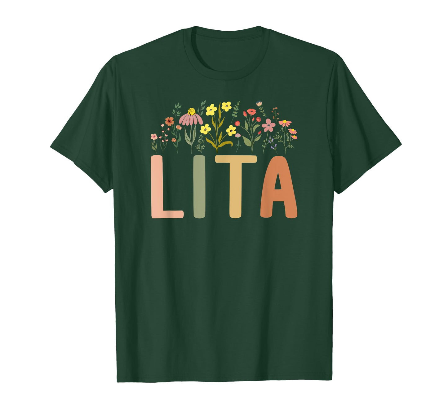 Lita Flowers Lita Grandmother Lita Grandma Appreciation T-Shirt