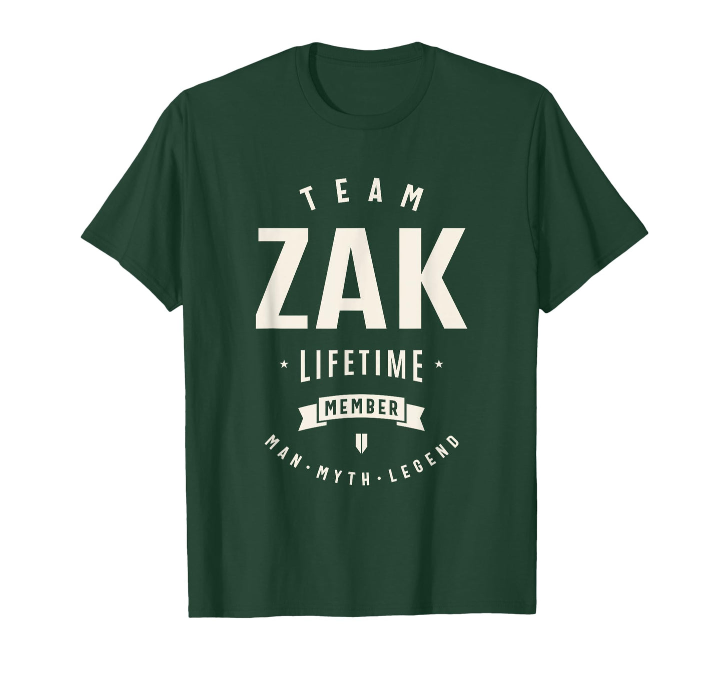 Team Zak Lifetime Member Funny Name Zak T-Shirt