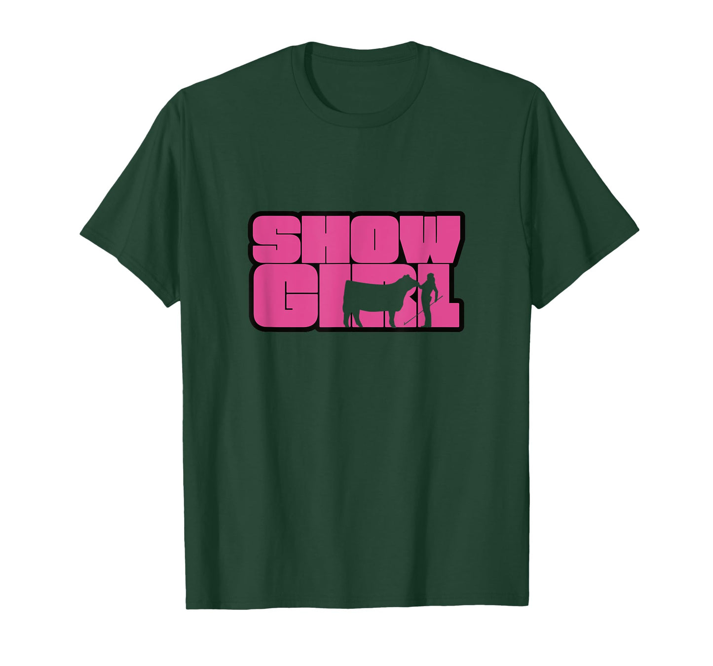 Show Girl - Fun Livestock Cattle Showing T-Shirt