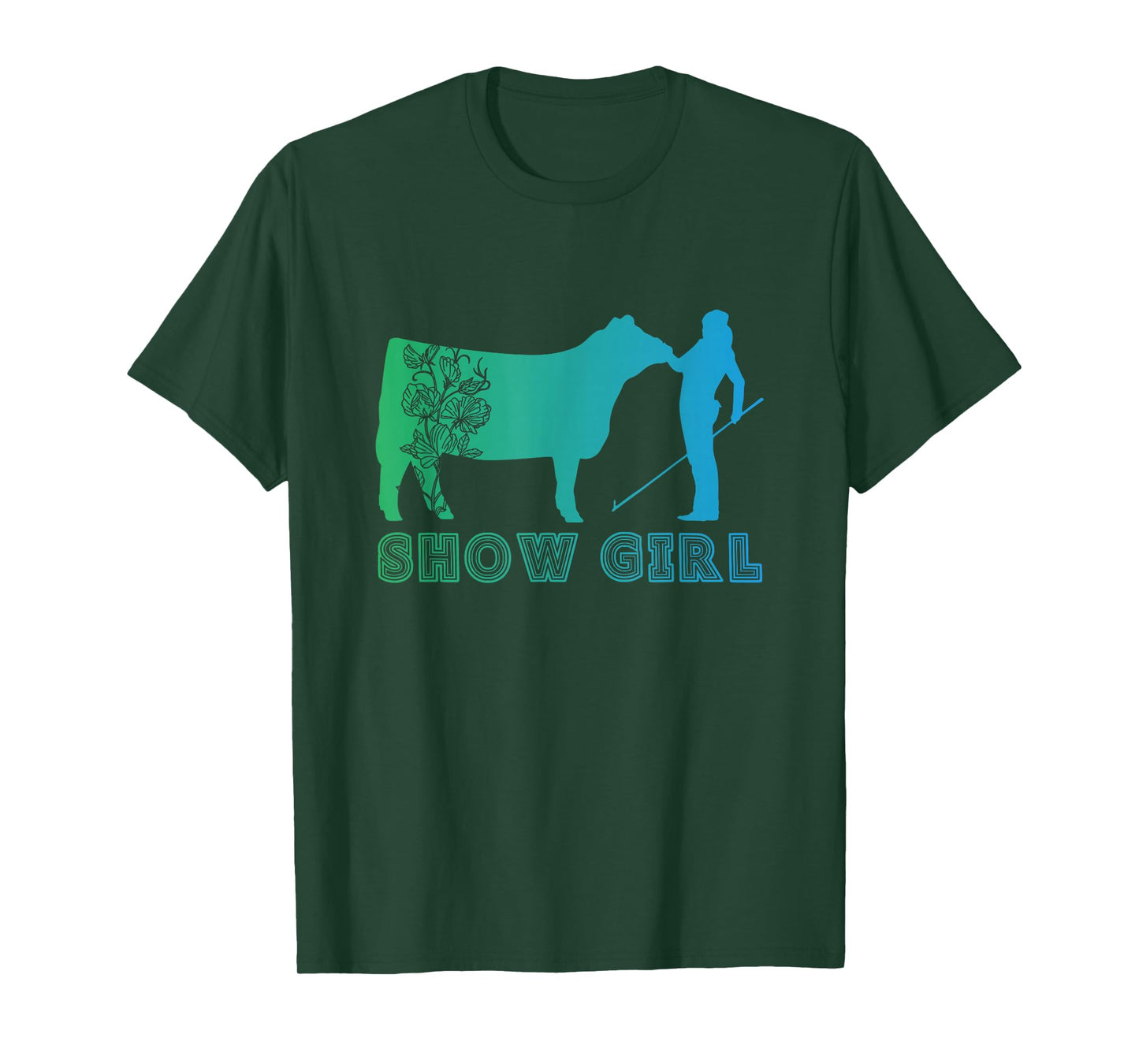 Show Girl - Fun Livestock Cattle Showing T-Shirt
