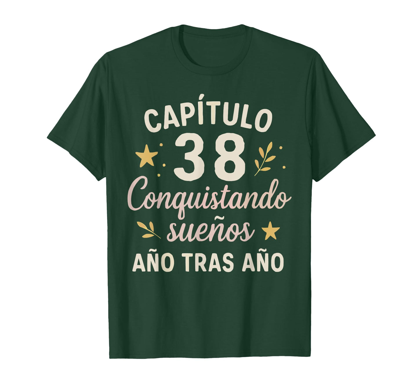 38th Birthday Spanish Cumpleaños 38 Años T-Shirt