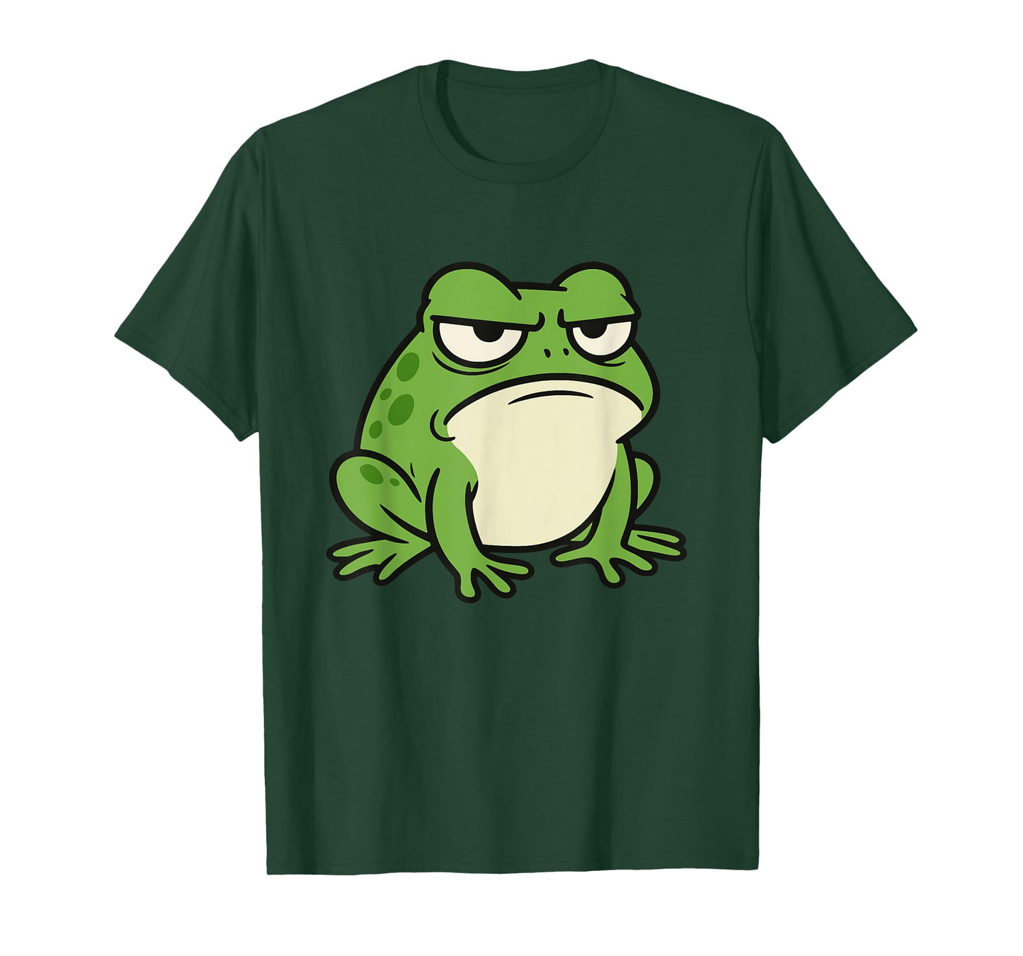 Funny Grumpy Frog Toad Animal Design Gift for Men Women Kids T-Shirt