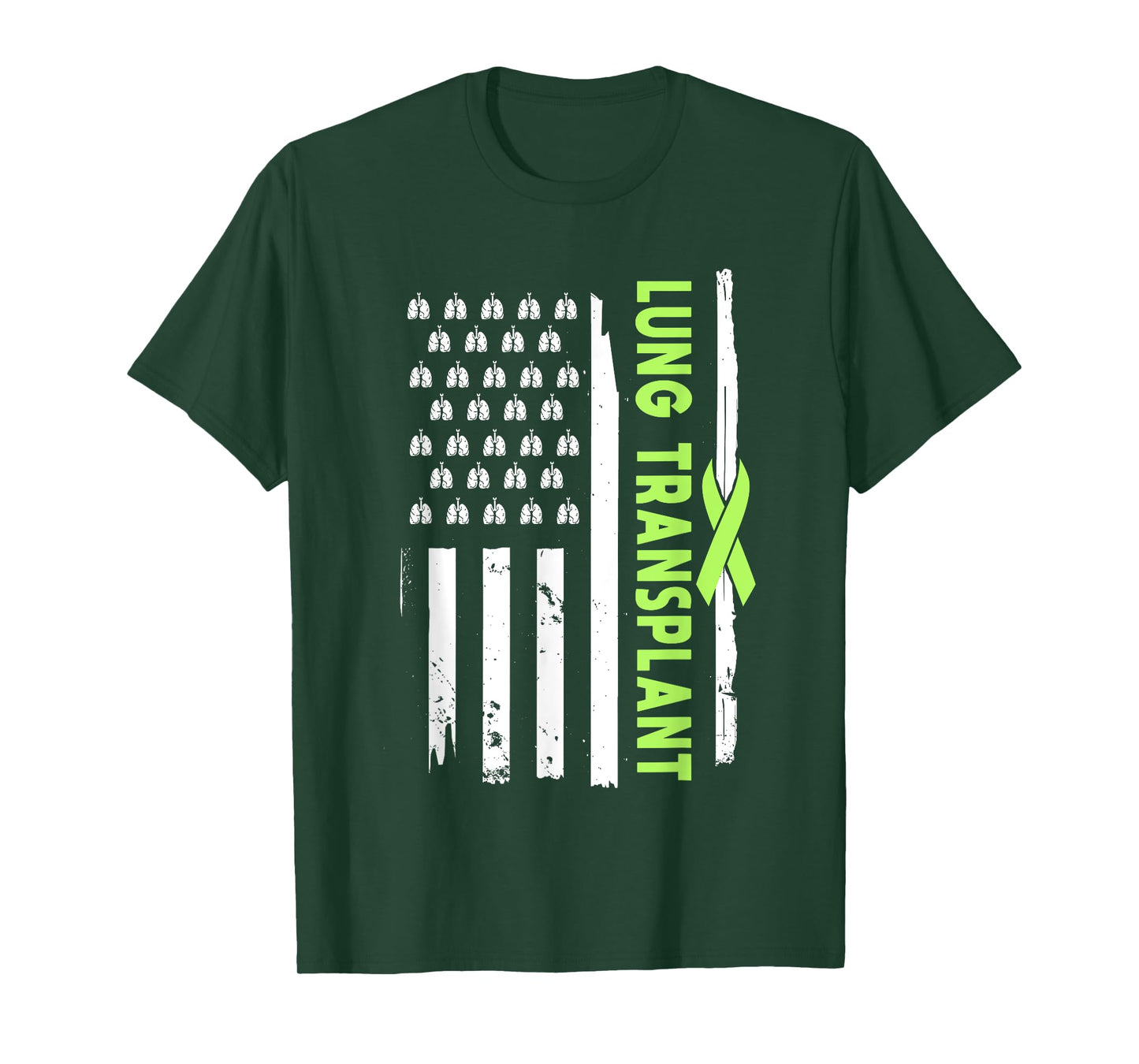 American Lung Transplant Survivor Pulmonary Transplantation T-Shirt