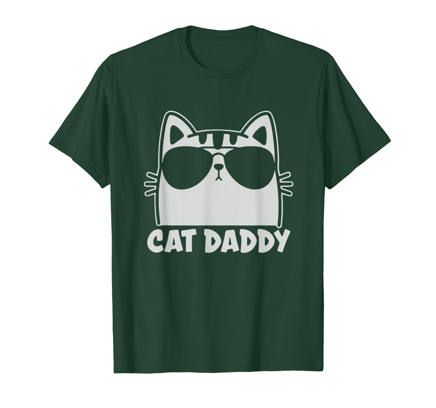 Cool Cat Daddy Sunglasses Funny Cat Lover Gift Father's Day T-Shirt
