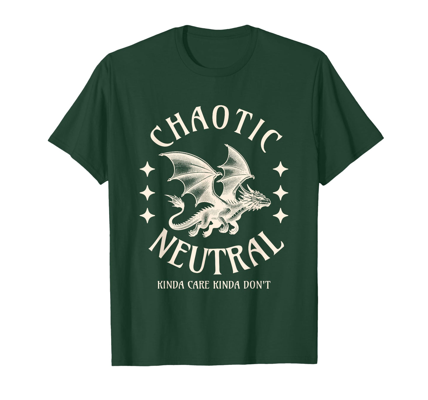 Chaotic Neutral Alignment Funny Roleplaying Character T-Shirt
