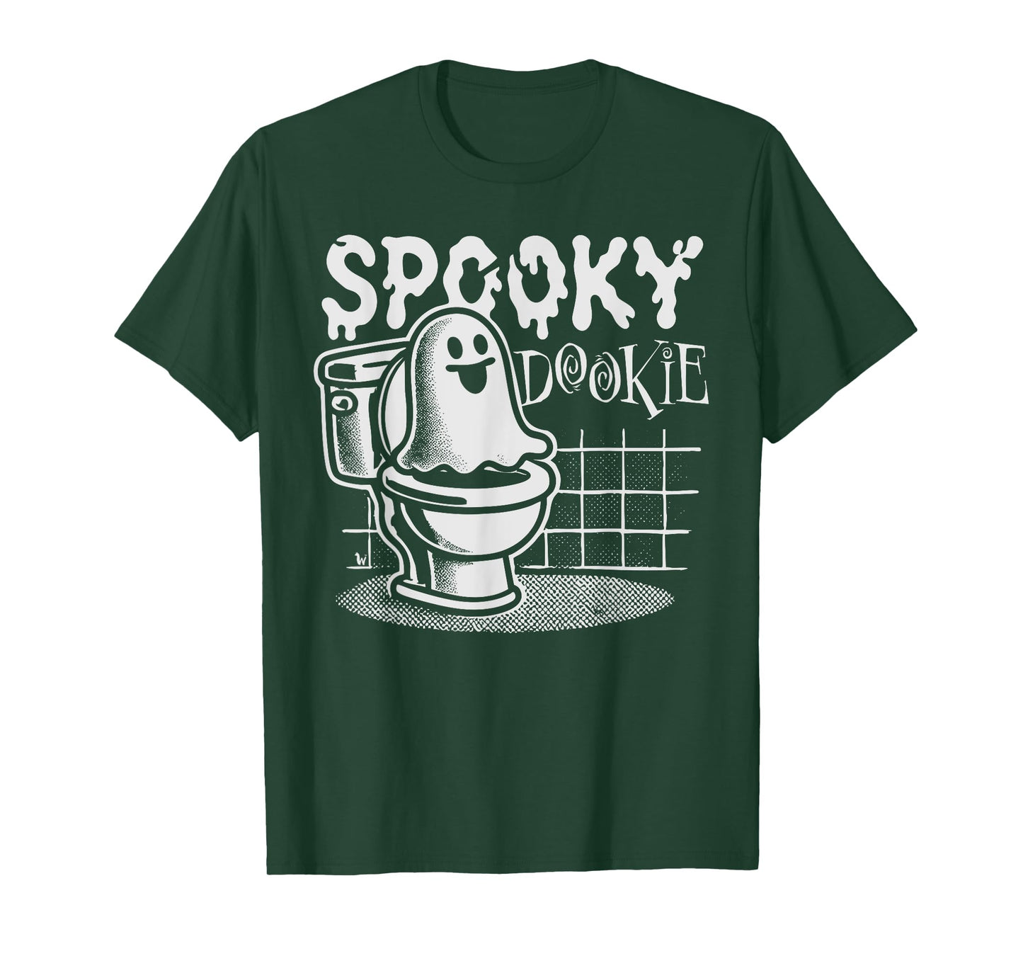 Spooky Dookie Halloween Funny For Men Women T-Shirt