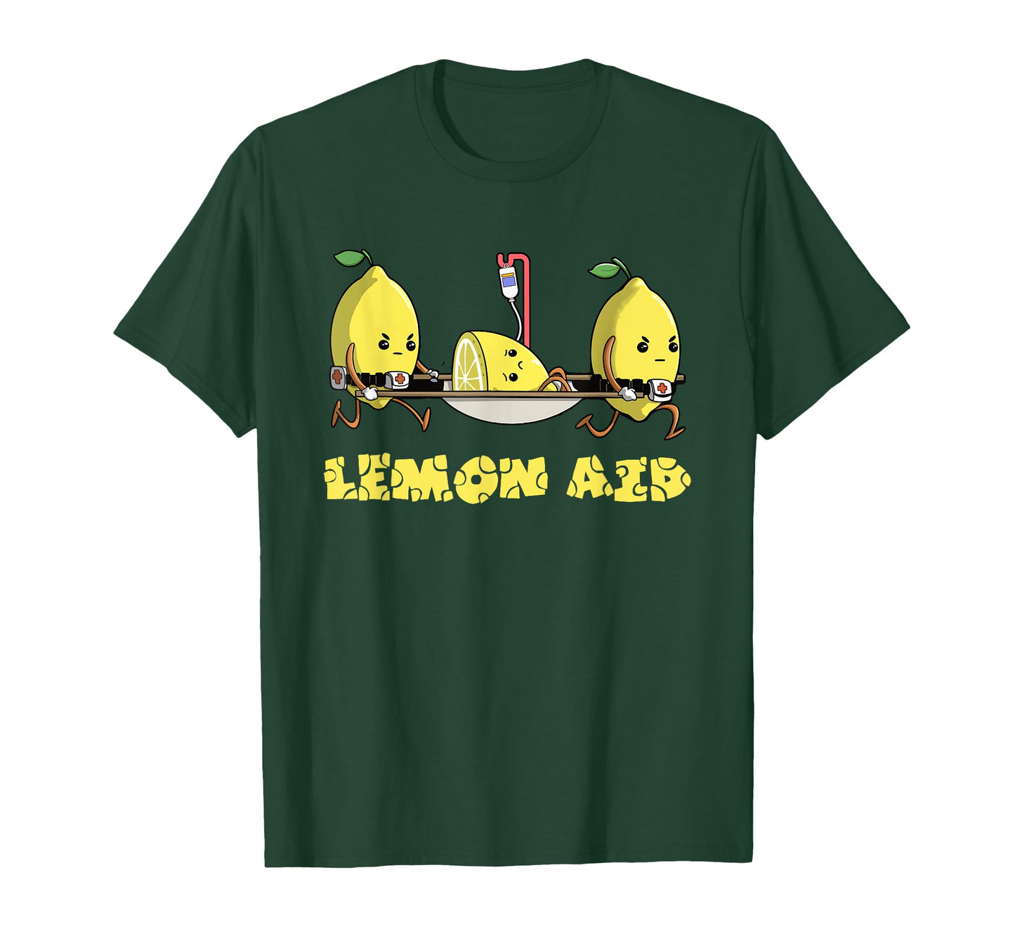Lemon Aid Funny Lemonade Funny Lemons Meme Graphic Humorous T-Shirt