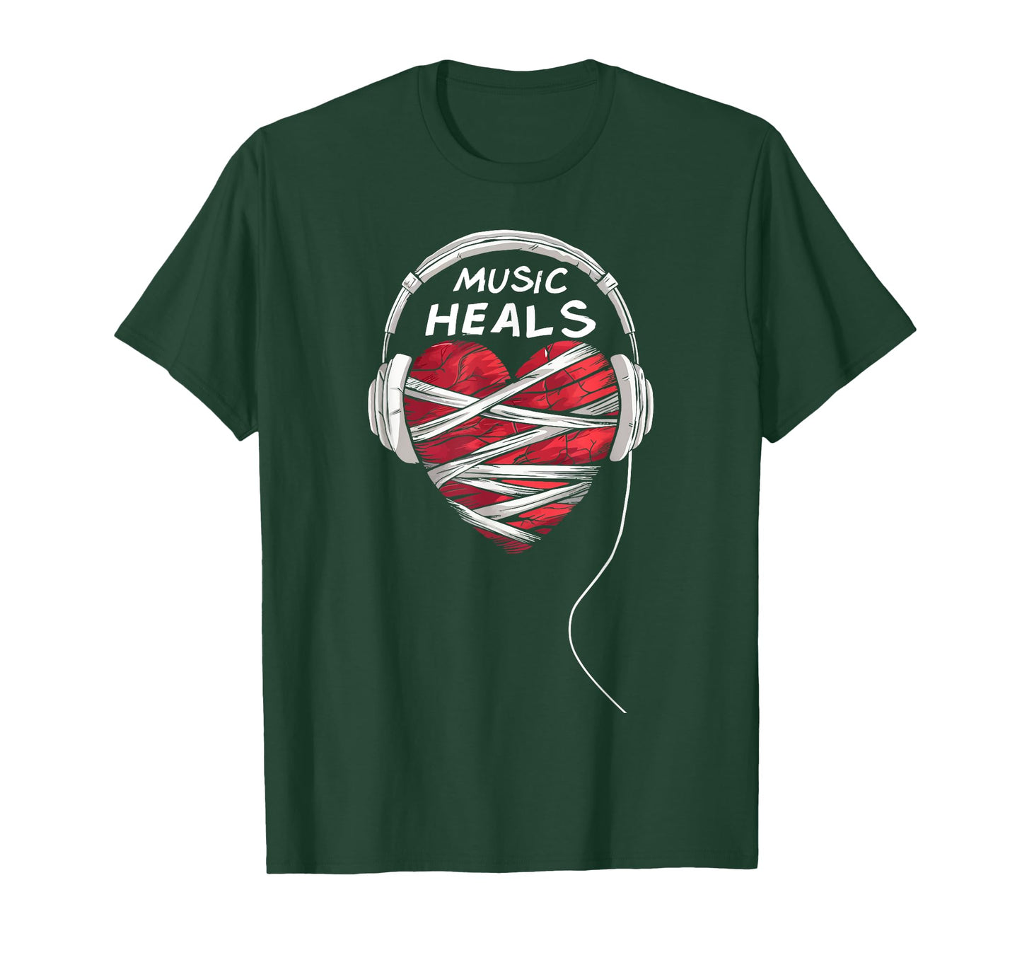 Music Heals Musician Music Lover T-Shirt