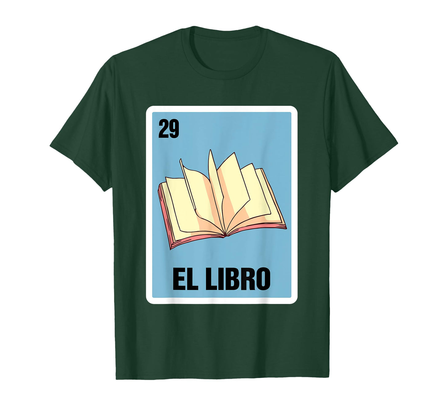Spanish Mexicana Reading Book El Libro Mexican Bingo Card T-Shirt