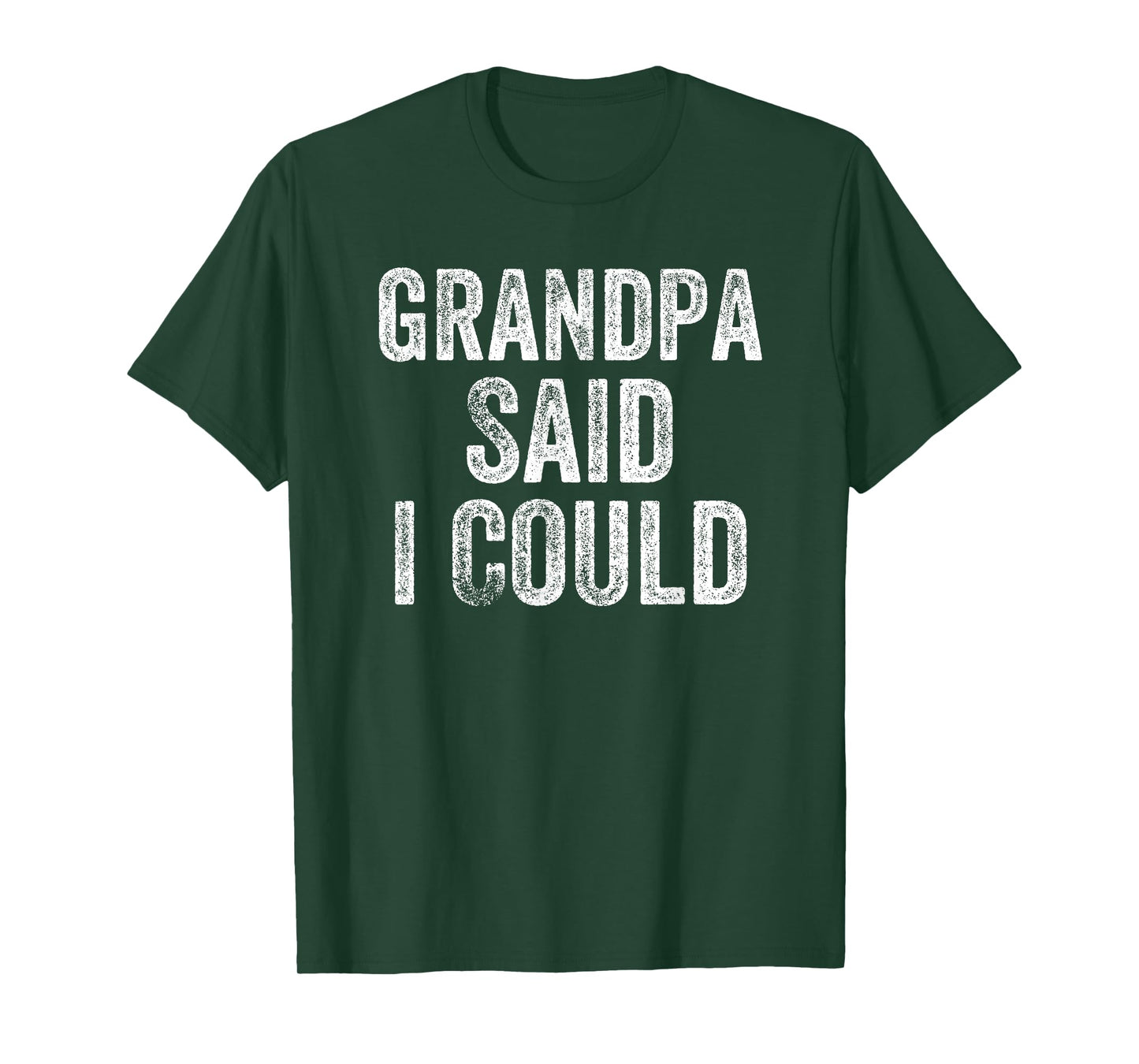 Grandpa Said I Could Funny Grandchild Grandson Granddaughter T-Shirt