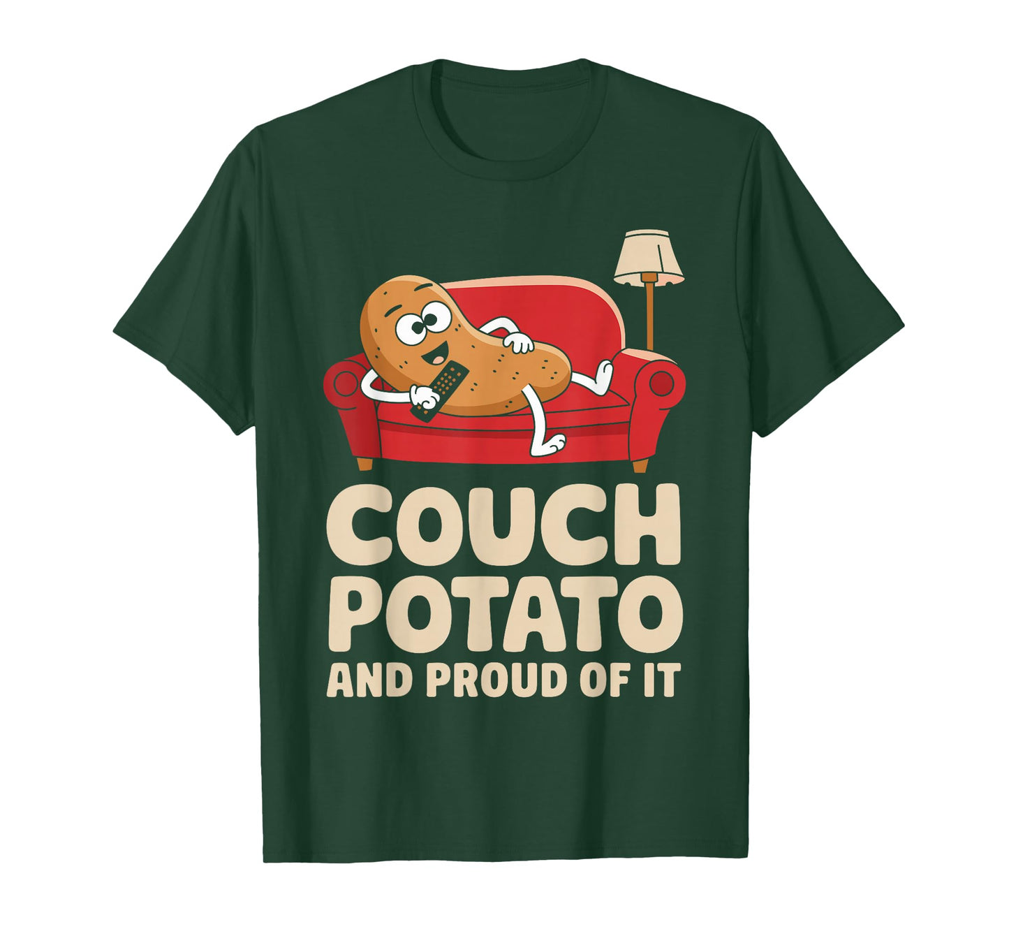 Couch Potato And Proud Of It Shirt Funny Lifestyle T-Shirt