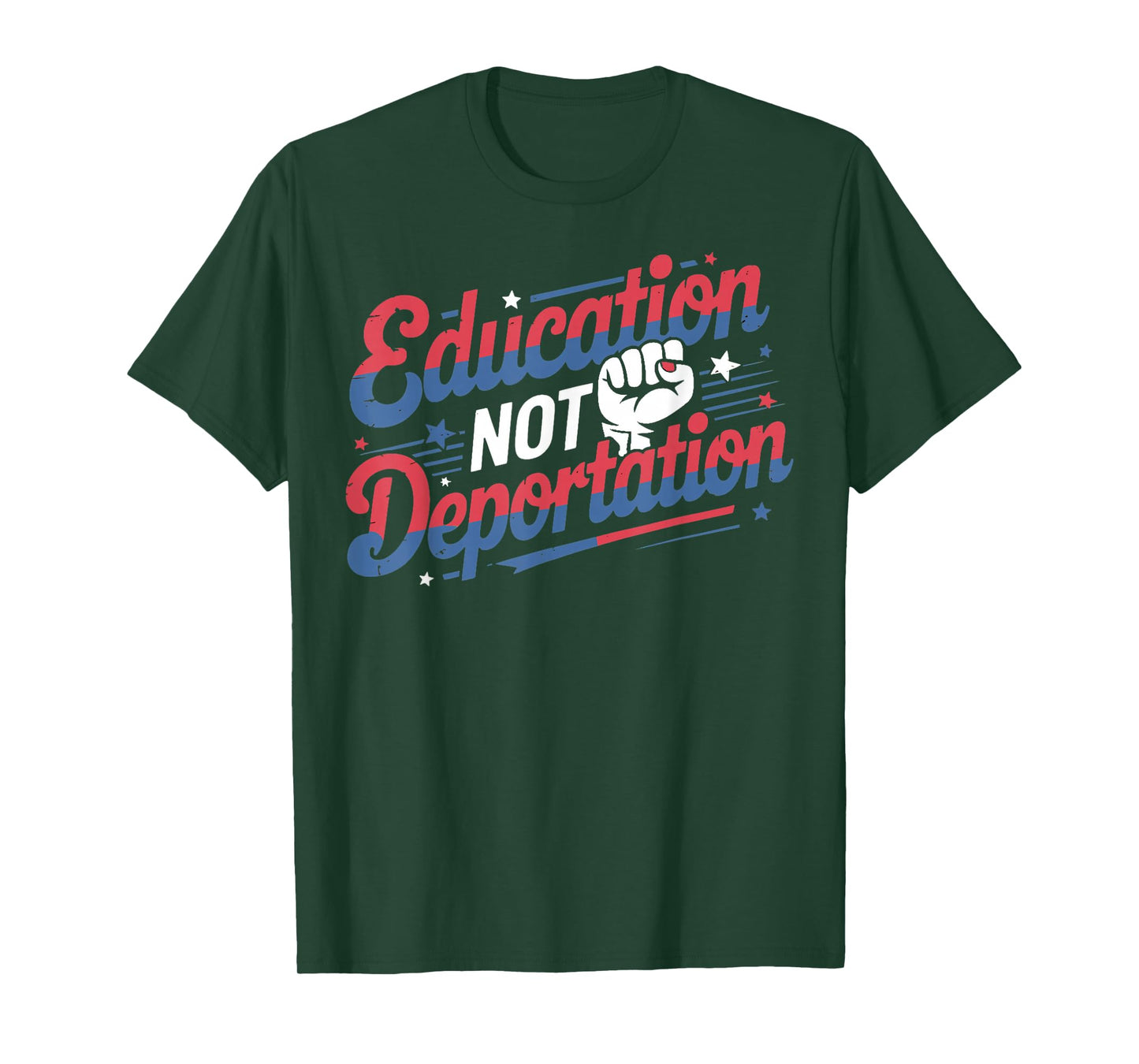 Education Not Deportation Refugee Supporter Pro Immigrant T-Shirt