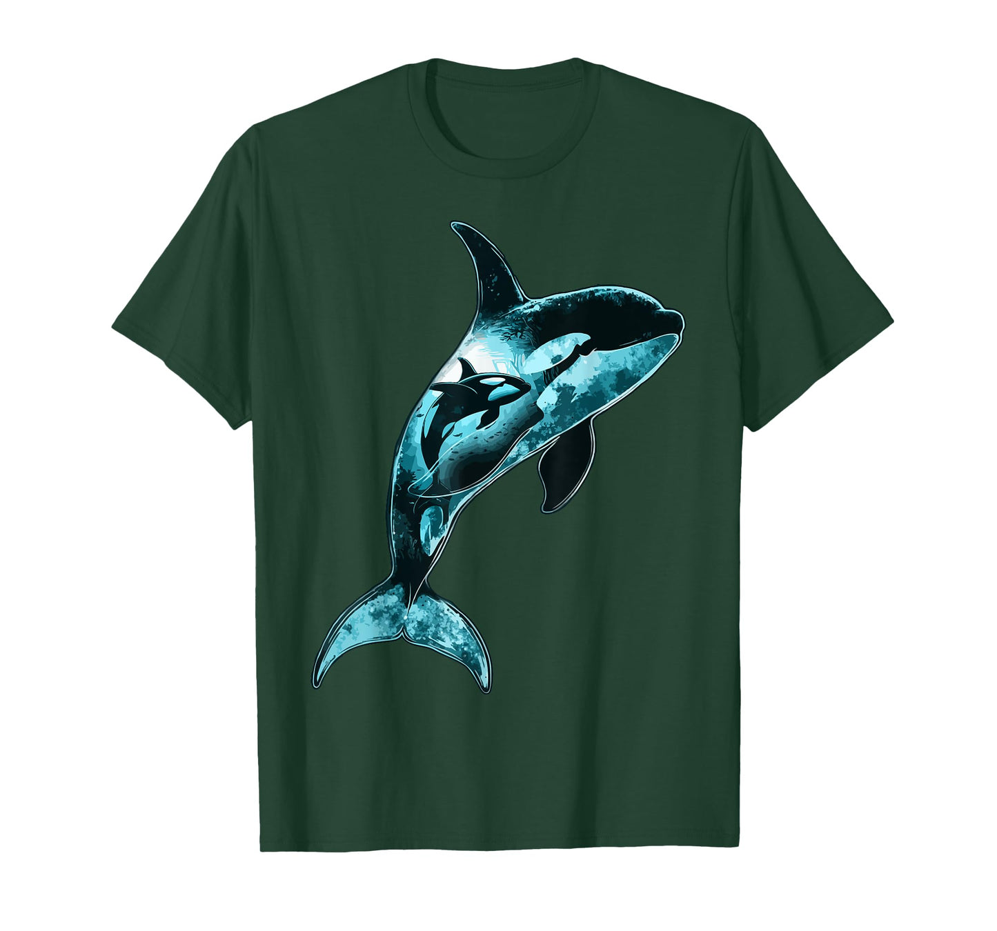 Orca Lovers Art Design Beautiful Killer Whale T-Shirt
