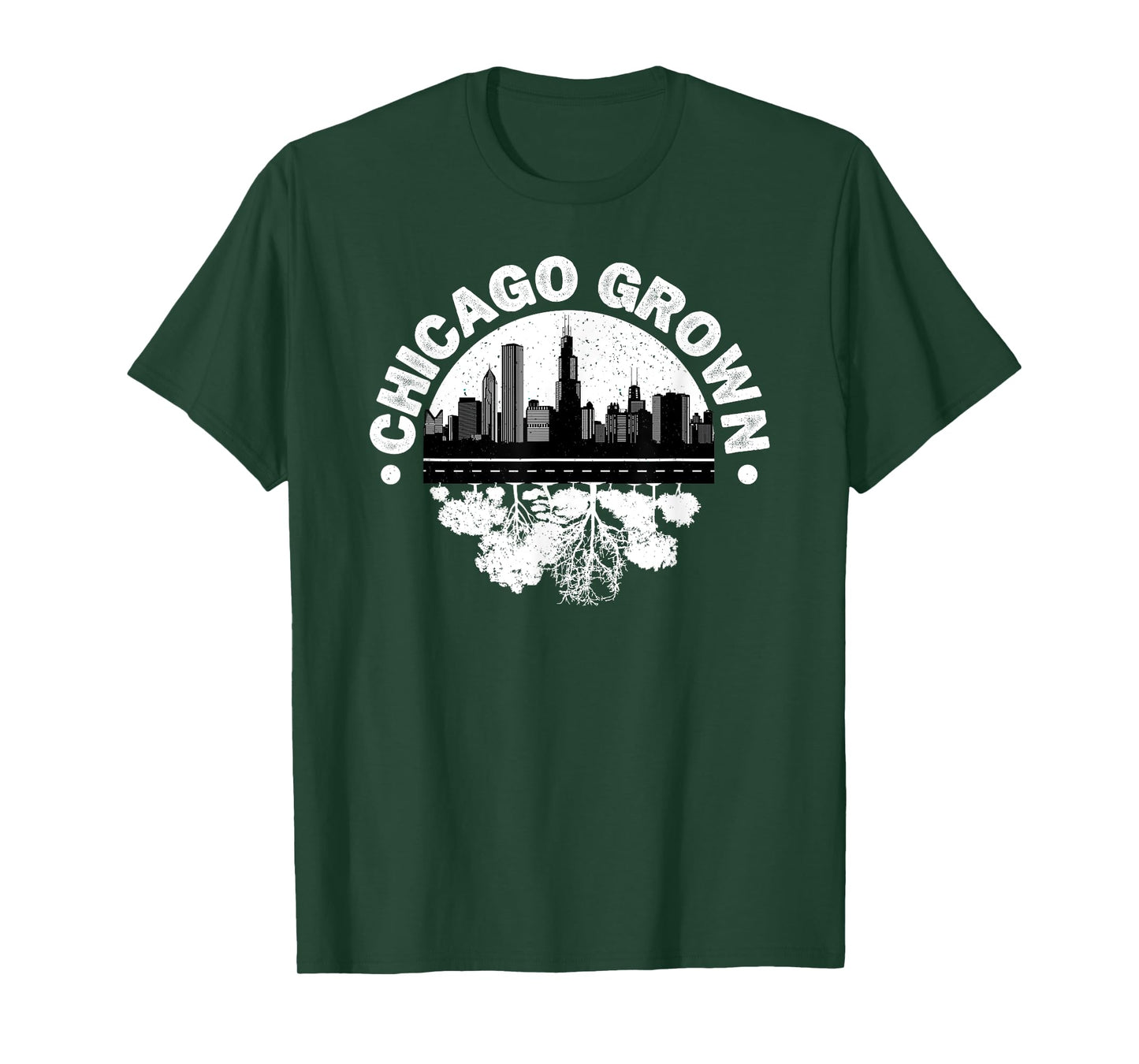 Chicago Grown Skyline Roots T-Shirt
