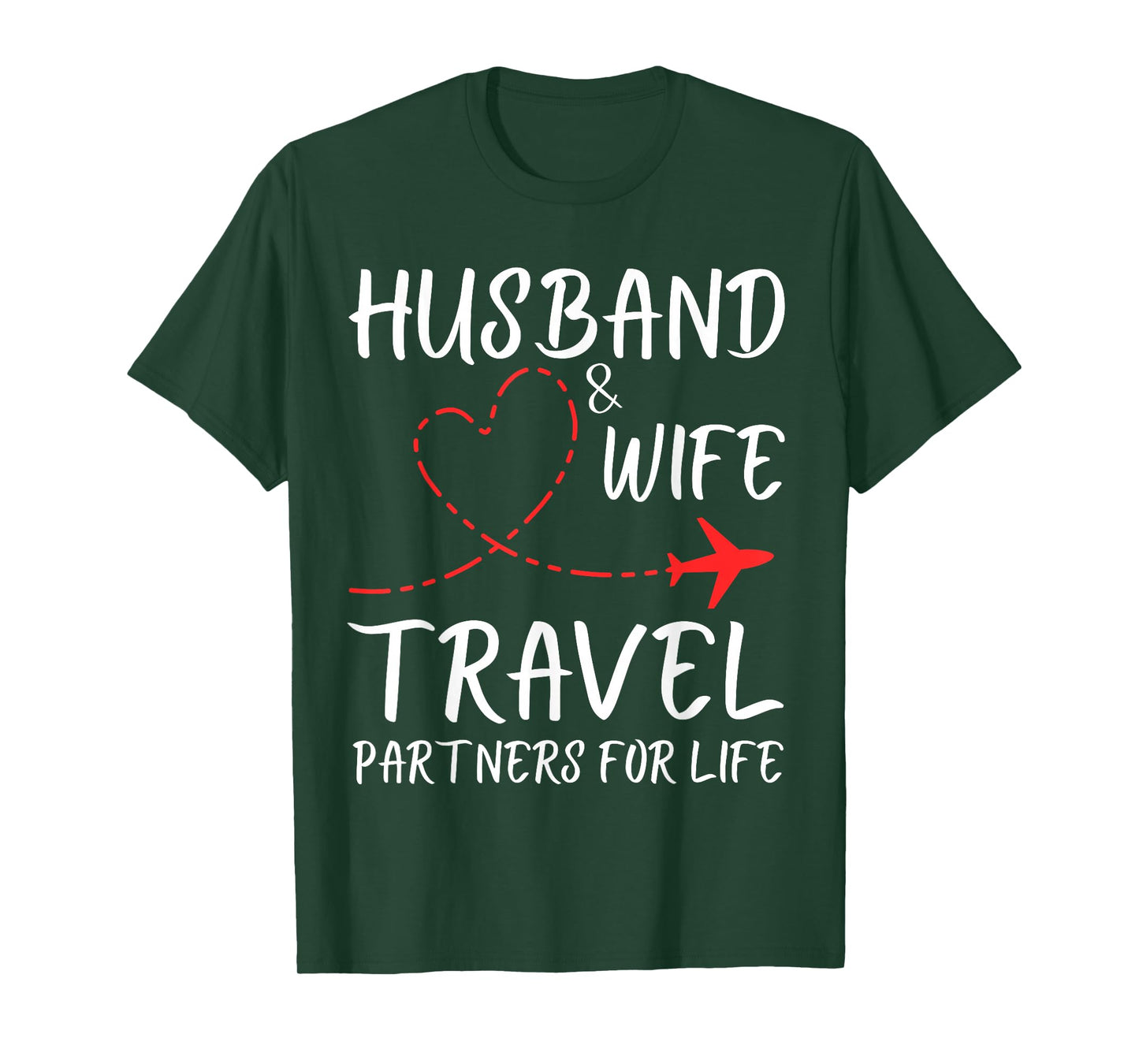 Husband And Wife Travel Partners For Life Couple Matching T-Shirt