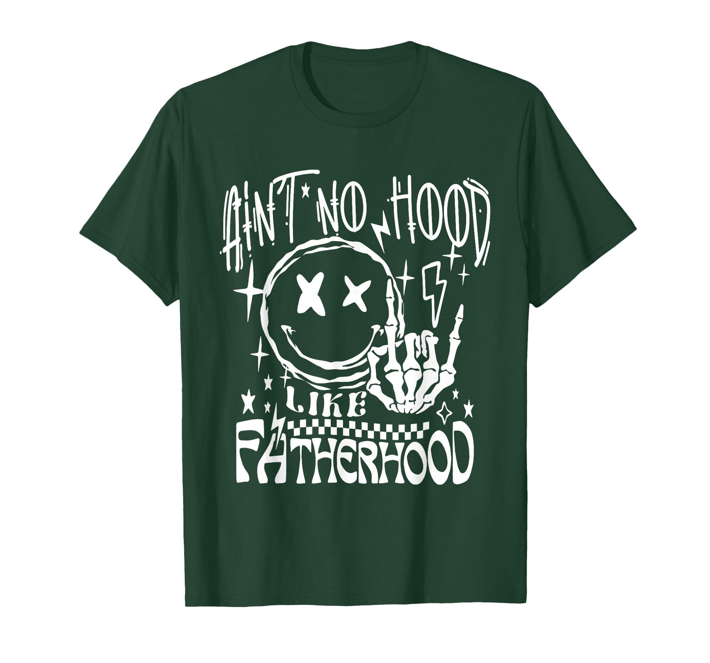 Aint No Hood Like Fatherhood New Dad Father's Day Dad Life T-Shirt