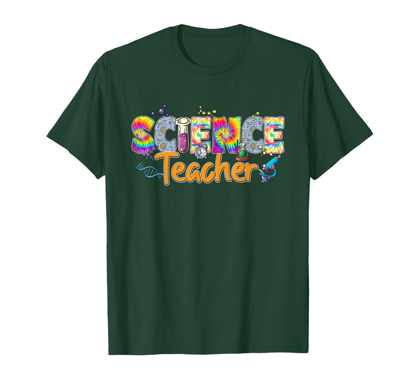 Science Teacher Tie Dye Back To School Teaching Men Women T-Shirt