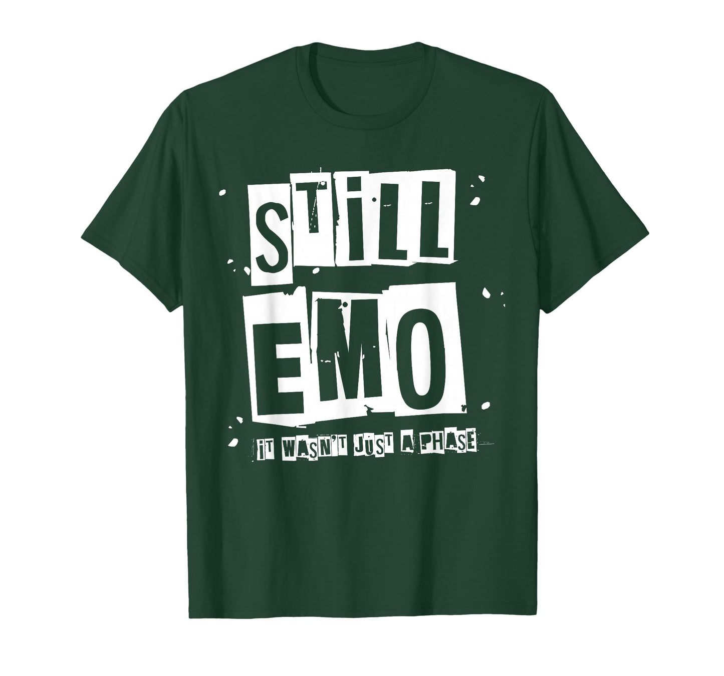 Still Emo It Wasn't Just A Phase Funny Emo Phase Punk T-Shirt