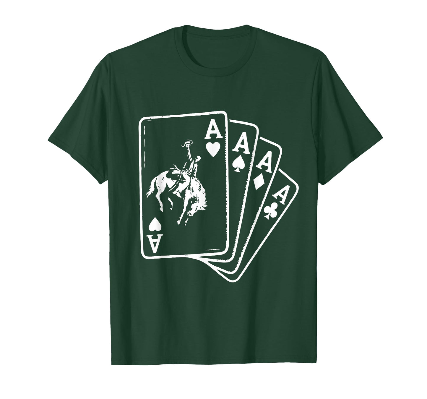 Cowboy Ace Card Western Rodeo Poker T-Shirt