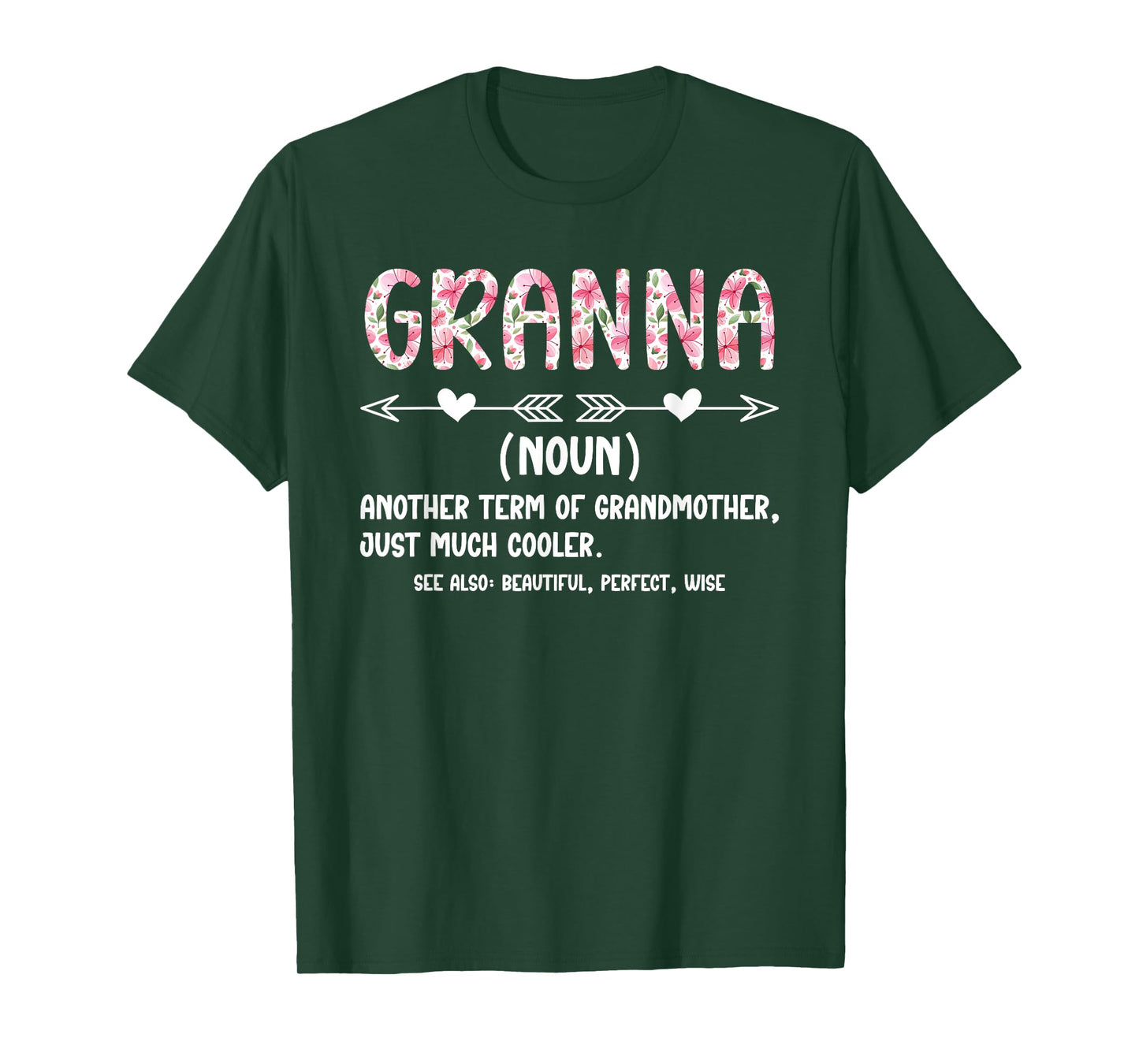 Granna Definition Granna Grandma Granna Grandmother T-Shirt