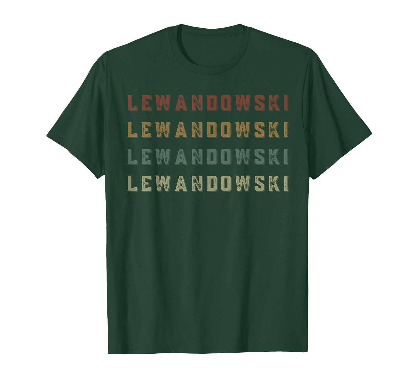 Vintage Lewandowski Name Funny Love Heart Lewandowski Grunge T-Shirt
