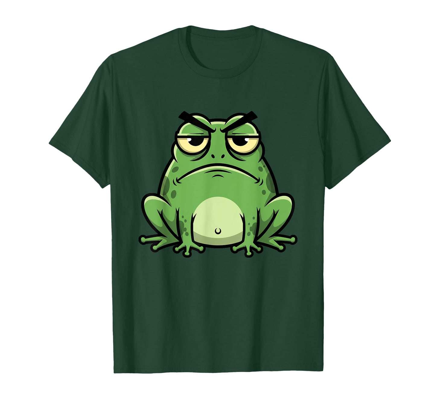 Funny Grumpy Frog Toad Animal Design Gift for Men Women Kids T-Shirt