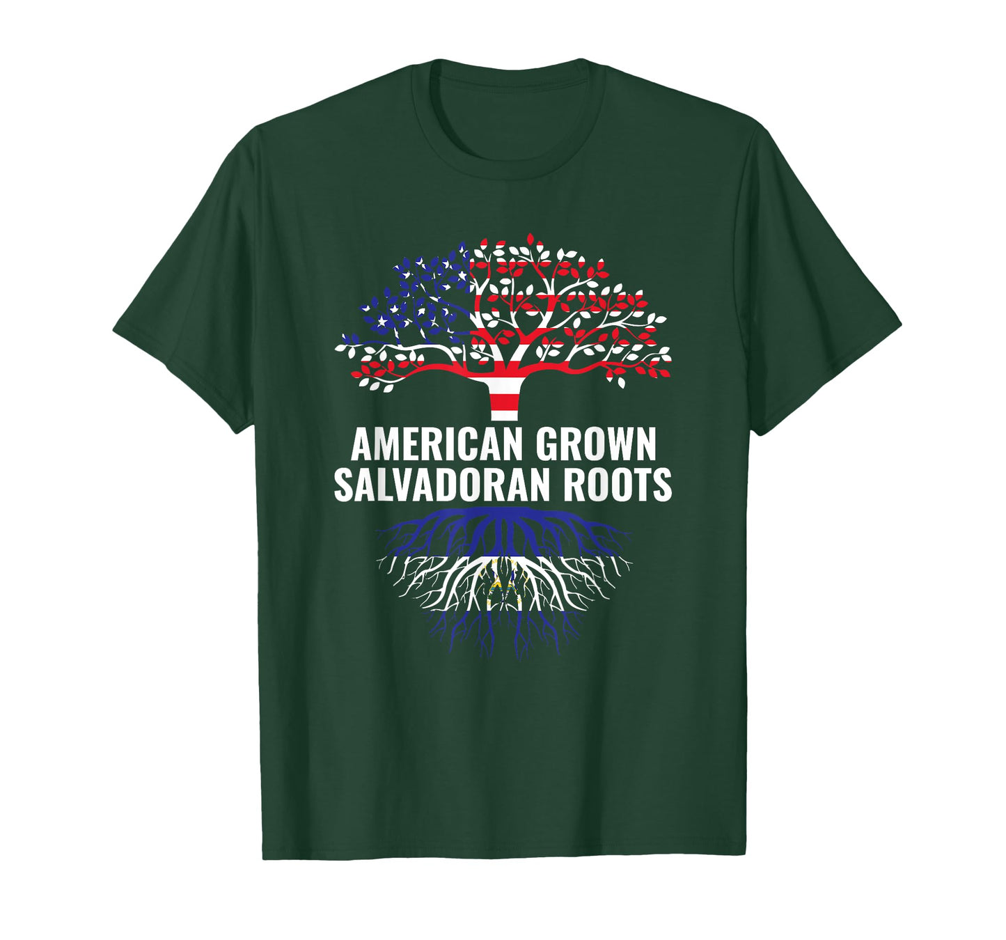 American Grown Salvadoran Roots El Salvador Salvadorian T-Shirt