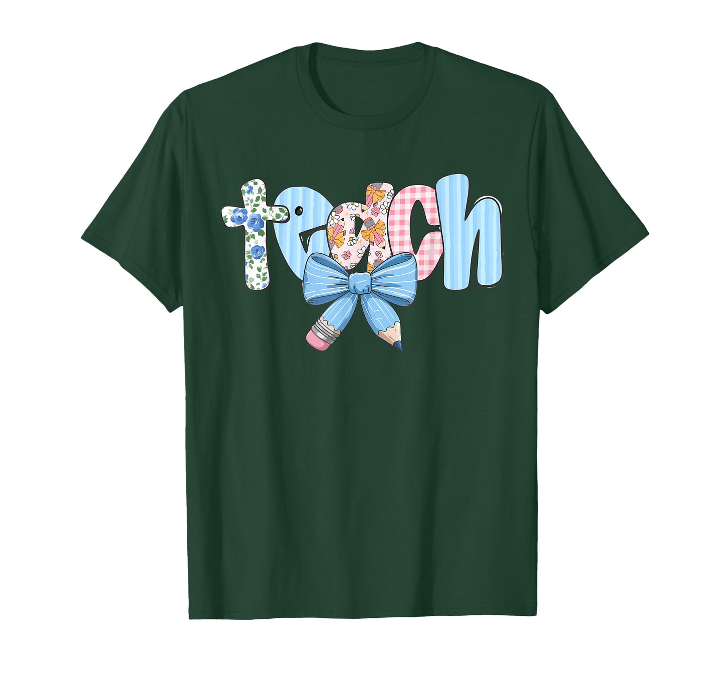 Teacher Shirt Women Teach Teaching Teacher Life Coquette Bow T-Shirt