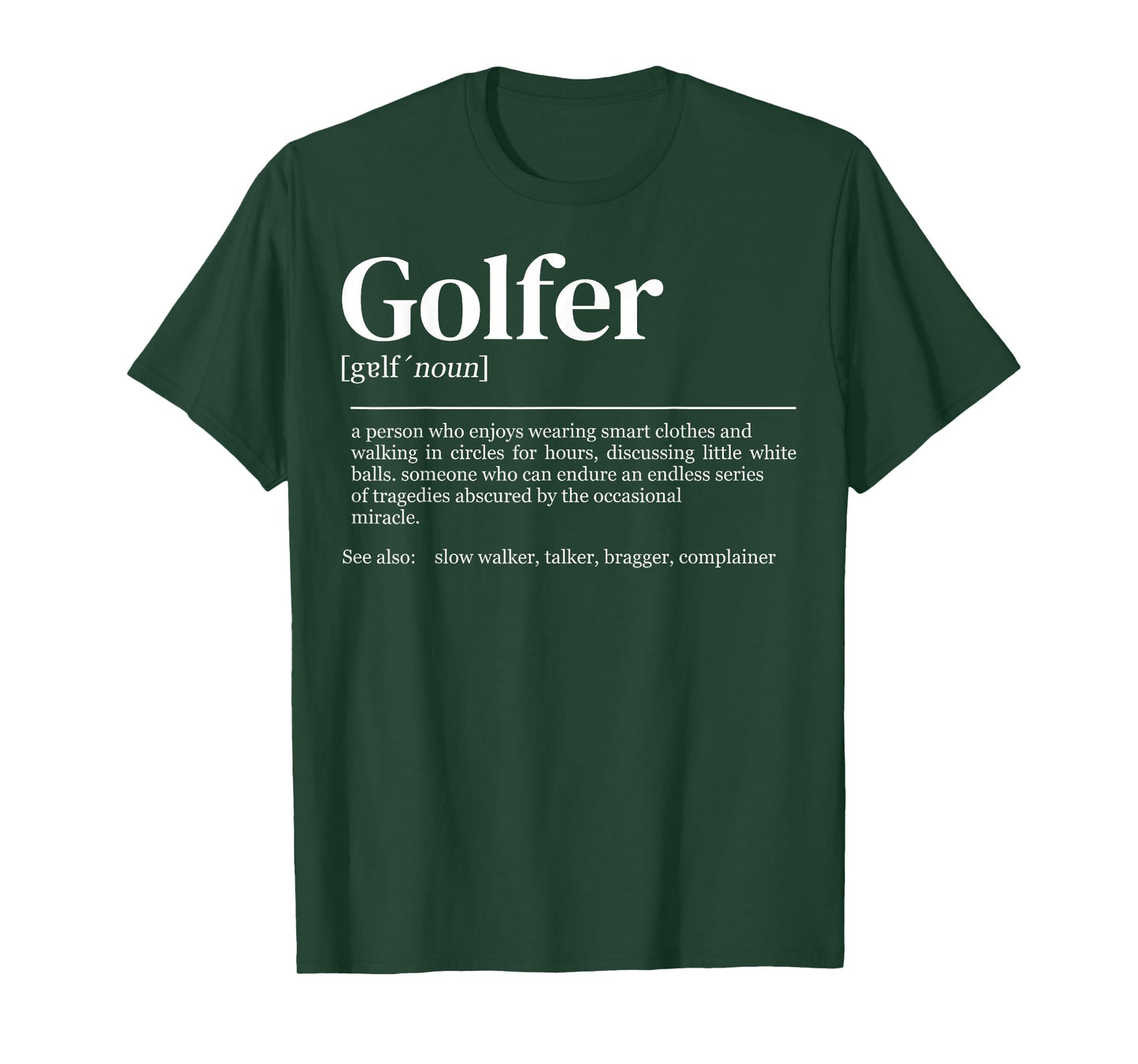 Golf definition women men Golf Player T-Shirt