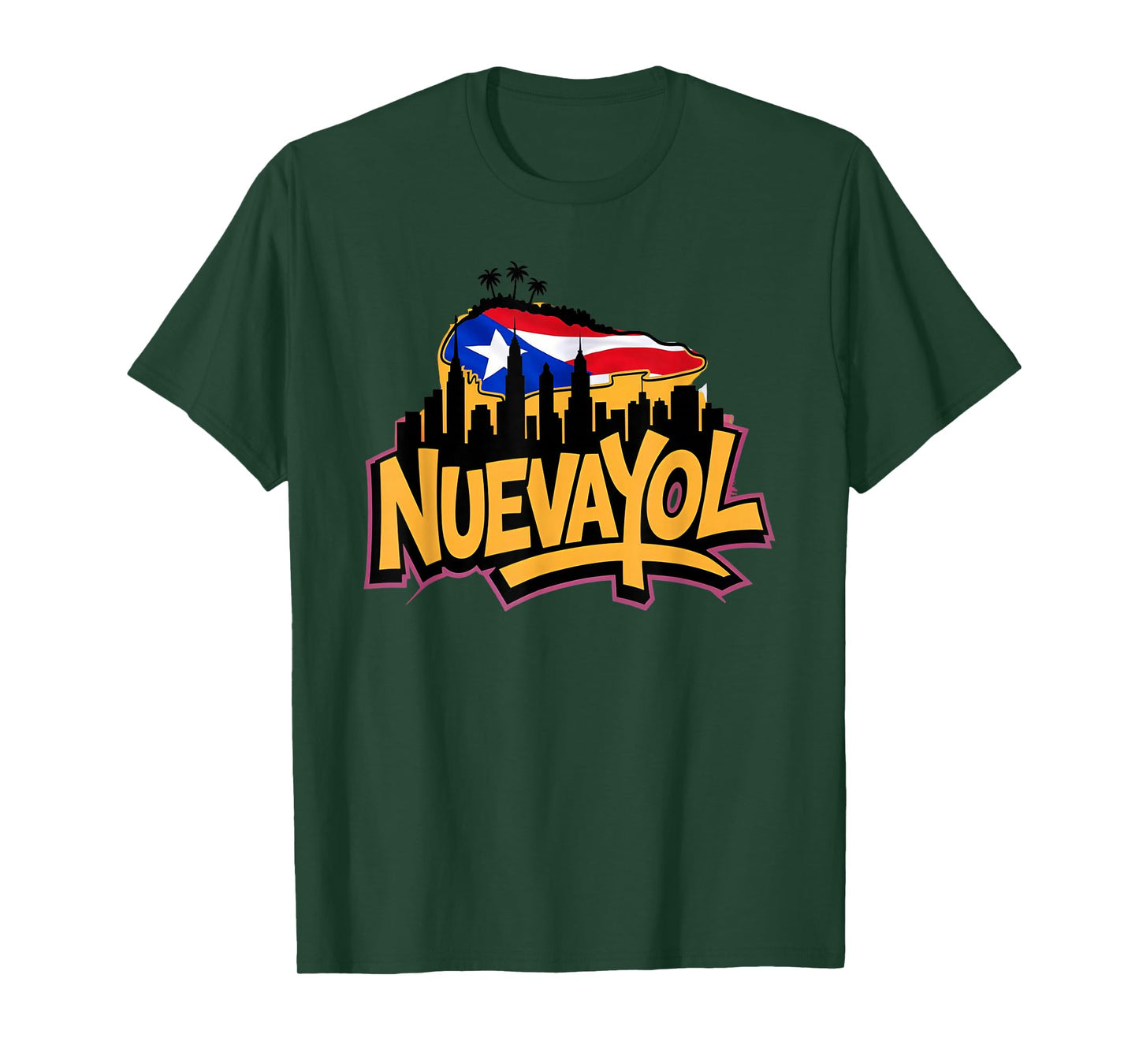Puerto Rico Meets NYC Latino Culture T-Shirt
