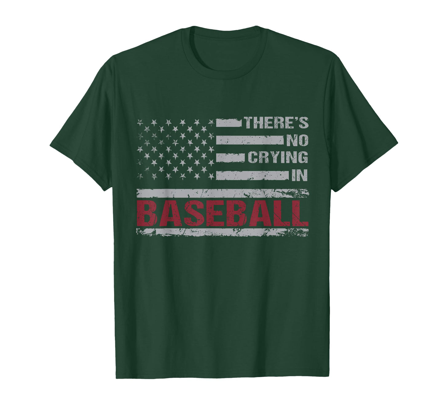 There Is No Crying In Baseball Funny Game Day Baseball Mom T-Shirt