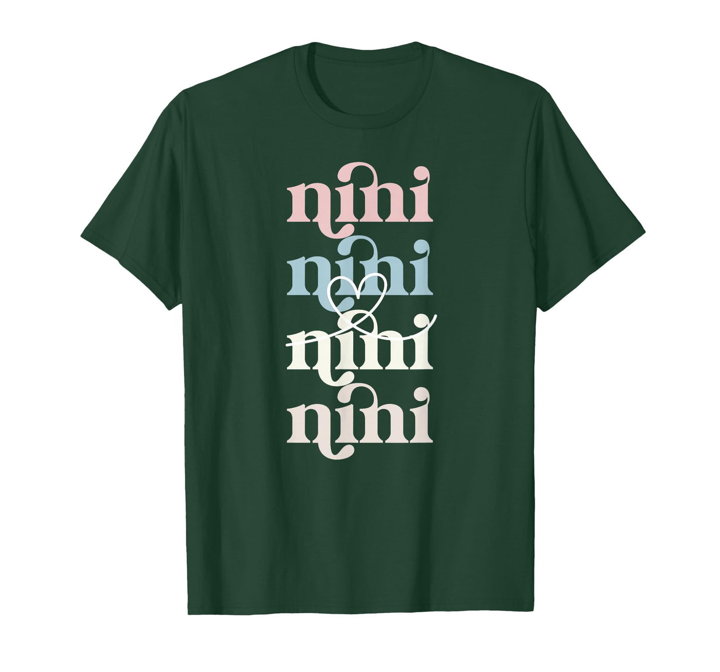 Nini Grandma Proud Nini Grandmother T-Shirt