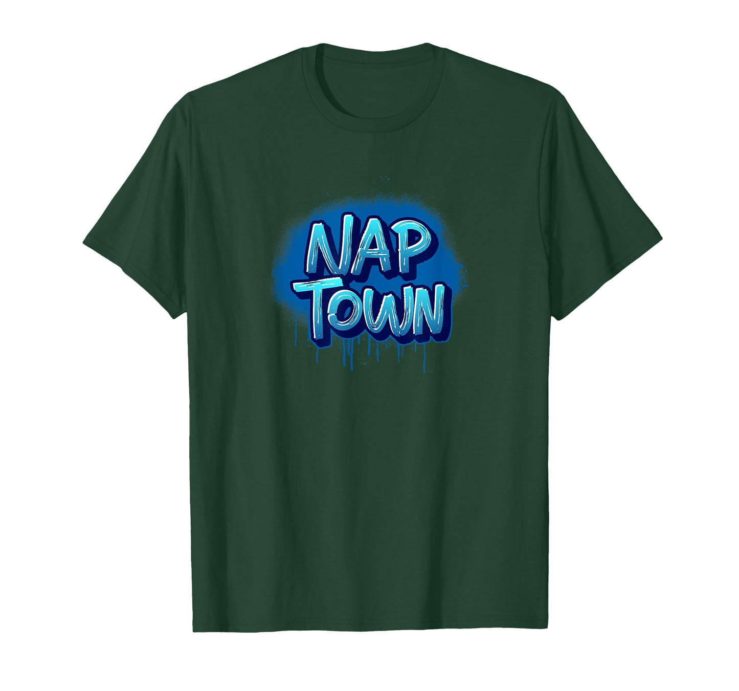 Nap town - Naptown Dripping Paint Graffiti style T-Shirt