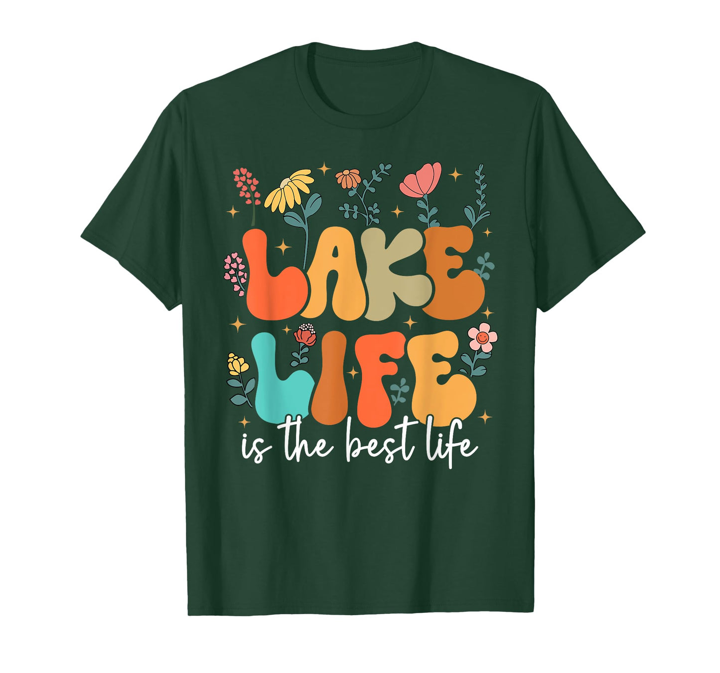 Lake Life Is The Best Life Lake Vibes Summer Vacation Men Women Girls Kids T-Shirt