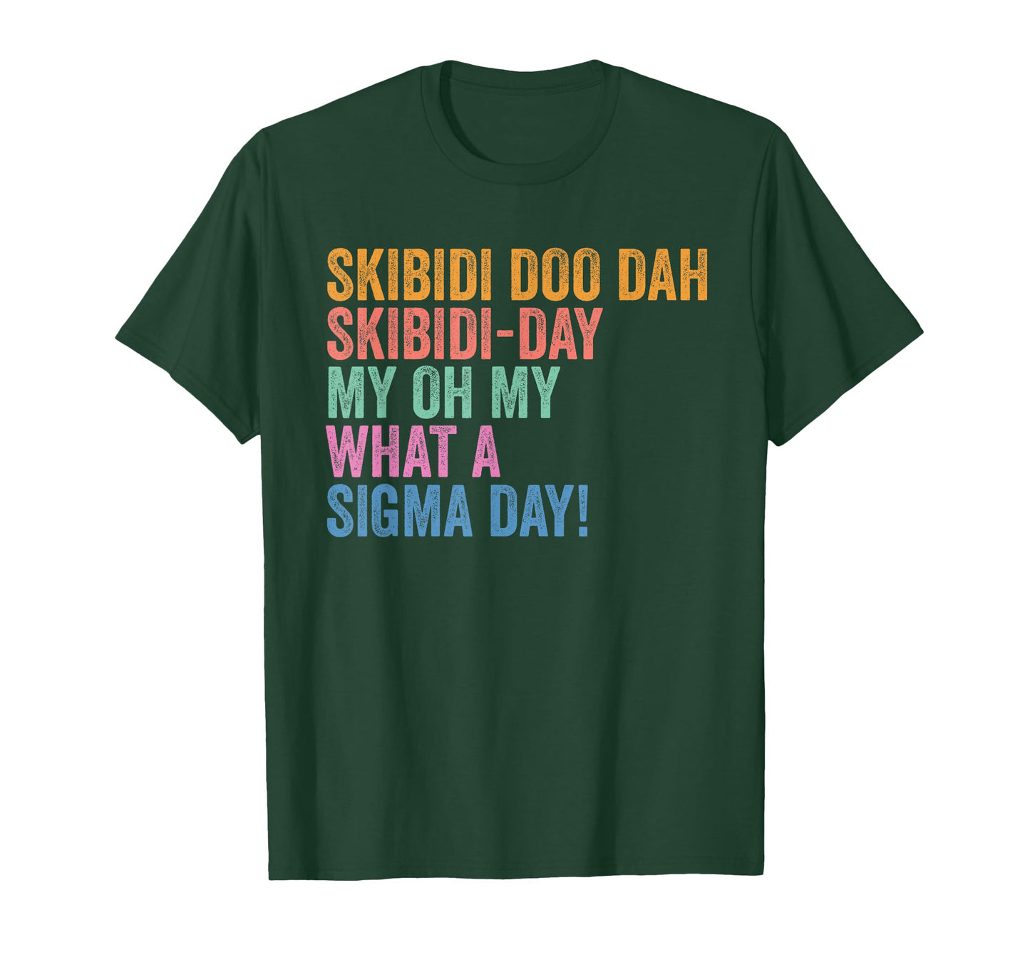 Skibidi Sigma Day Funny Gen Z Back To School T-Shirt