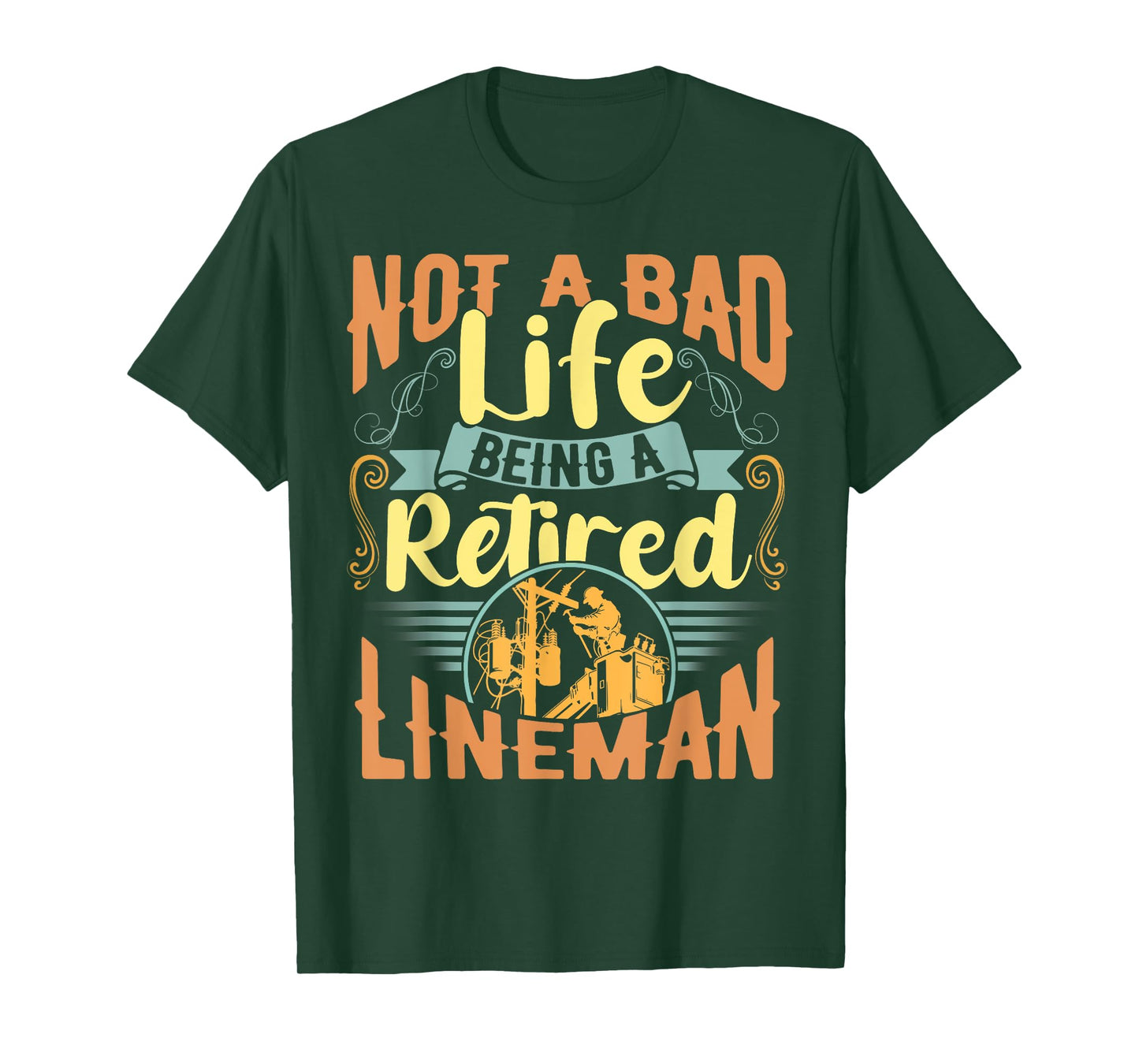 Lineman Retirement Shirt Gift for a Retired Lineman T-Shirt