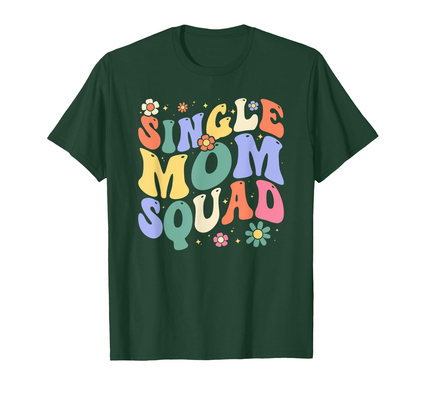 Single Mom Squad Retro Single Mom Life T-Shirt
