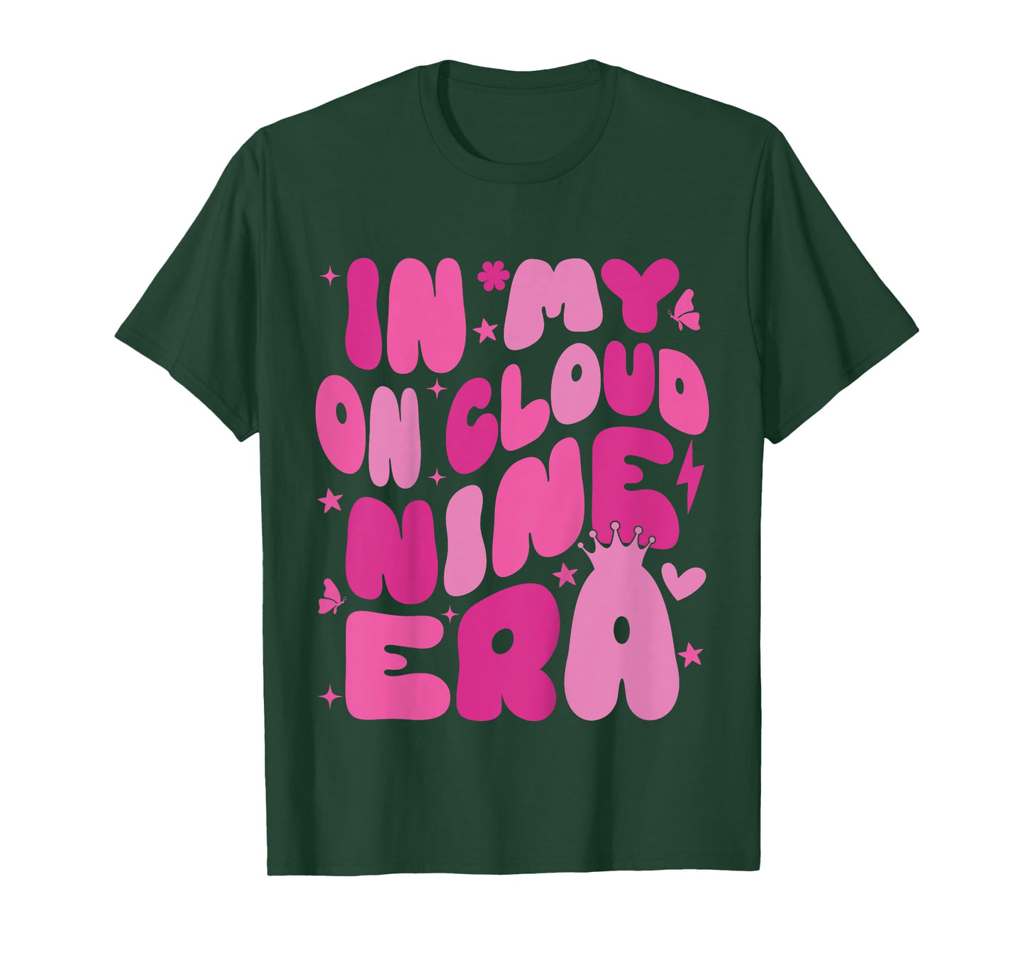 In My On Cloud Nine Era 9th Birthday Decoration Party Kids T-Shirt
